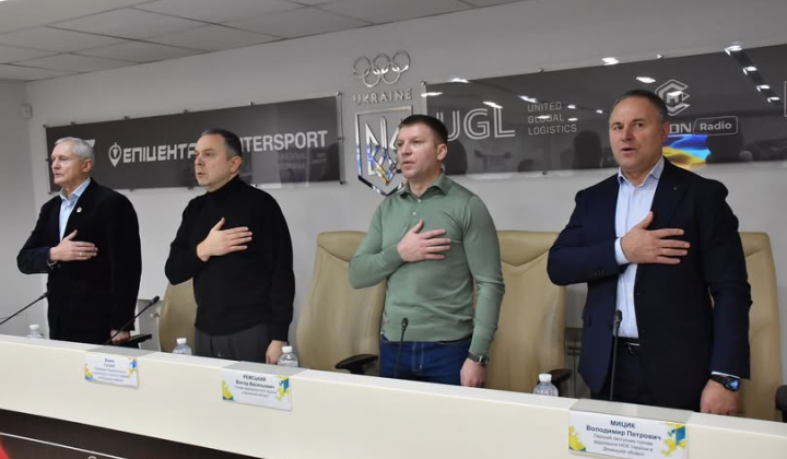 Vadym Hutsait at the NOC conference