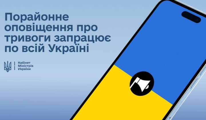 Map of Ukraine divided into districts