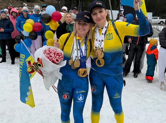 Circle of honor for Olympic champions in Bukovel