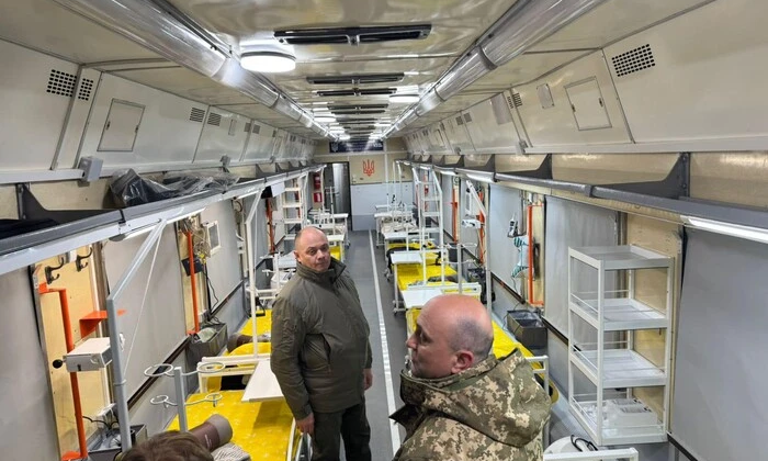 Вагоны для медицинской эвакуации на Укрзалізнице