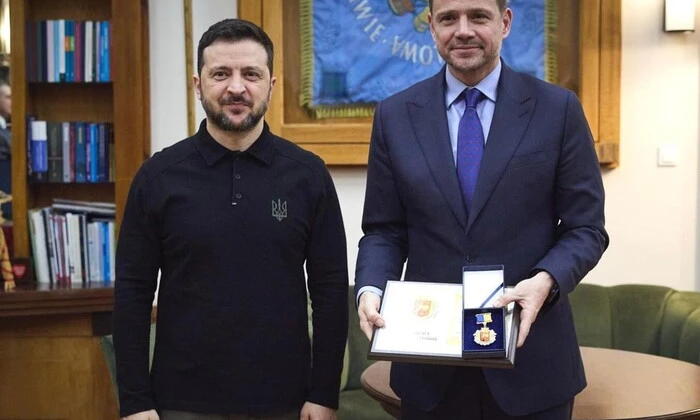 Зеленський отримав почесну відзнаку в Варшаві