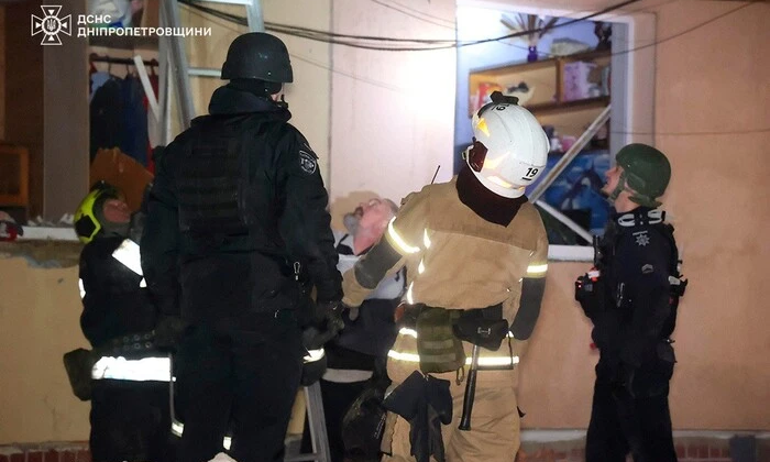 Пожежна атака на місто Дніпро