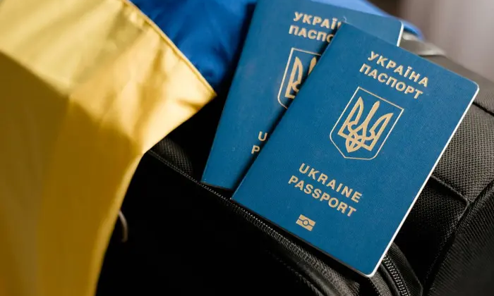 Флаг Украины и символ ЕС
