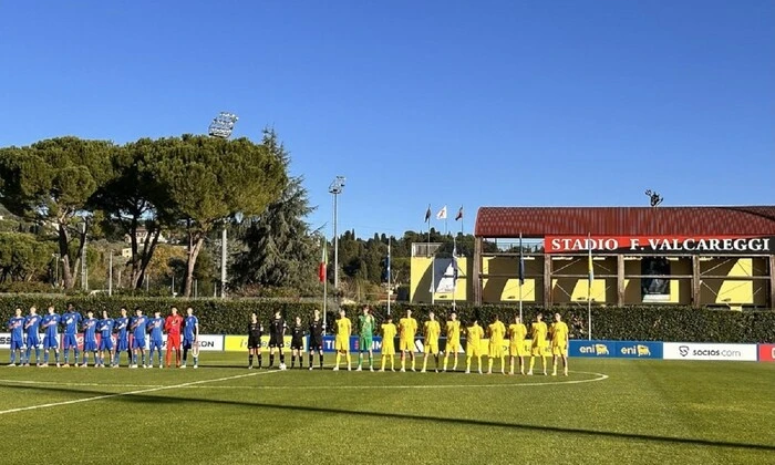 Юнацька збірна України програла Італії