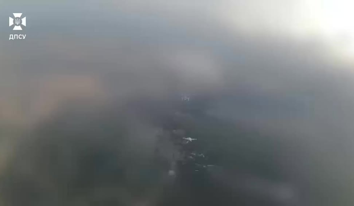 Russian Skat-450M drone shot down