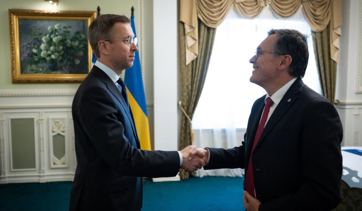 Prime Minister Koretsky and French Ambassador in Ukraine