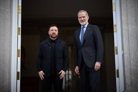 Зустріч Зеленського з королем Іспанії