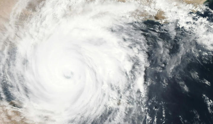 Image of the Pacific Ocean with record warmth