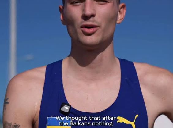 Український атлет на чемпіонаті Європи з кросу