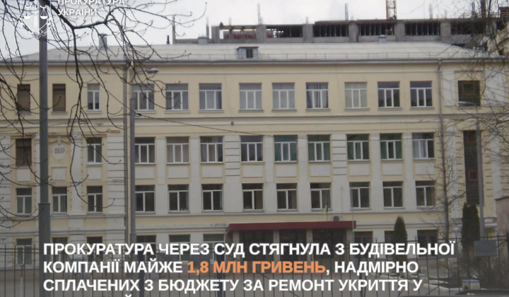 Прокуратура взыскала 1,8 млн грн