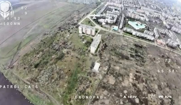 Полиция уничтожила вражеский бомбер и дроны
