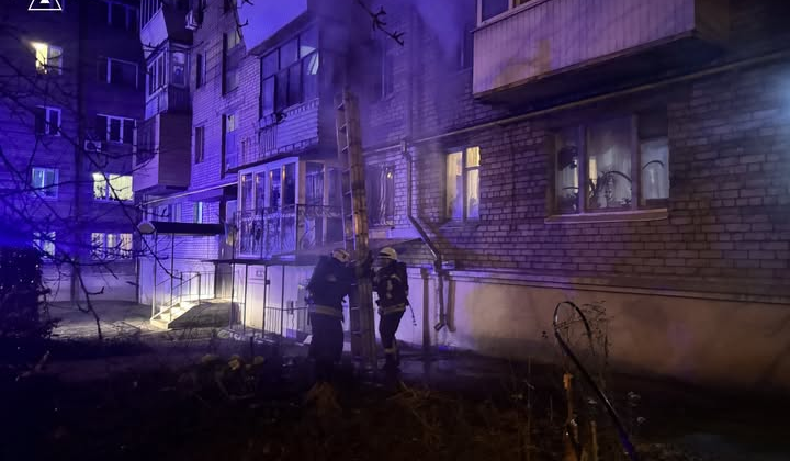 Пятеро спасенных уцелели в большом огне