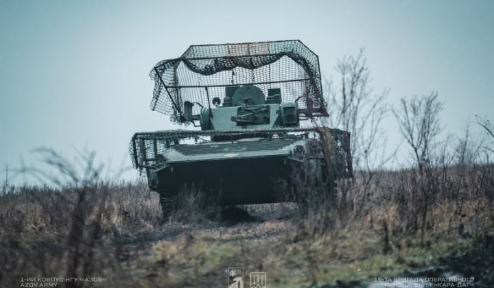 BMP-1 crew prepares for combat