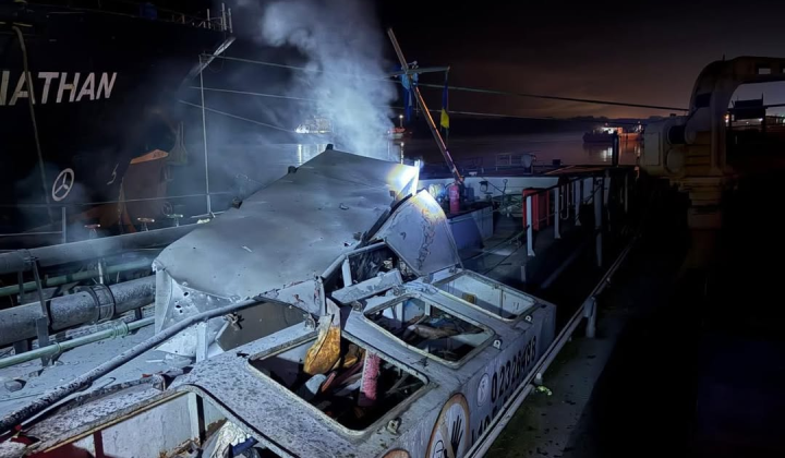 Attack on the ports of Odesa region