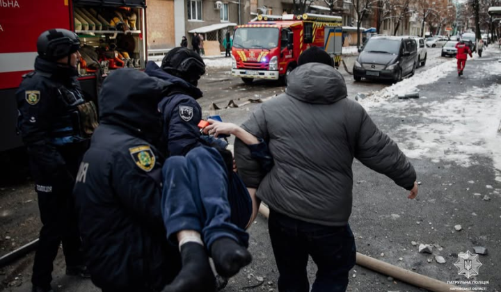 Rescue operations in Kharkiv