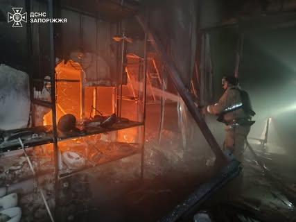 Атака Росії на Запоріжжя вночі