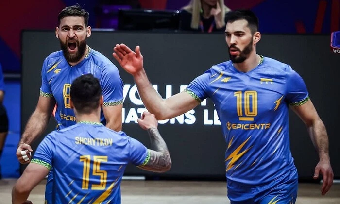 Первое поражение украинской сборной в волейболе