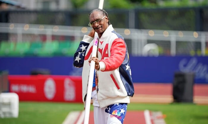 Snoop Dog works for NBC during the 2026 Olympics