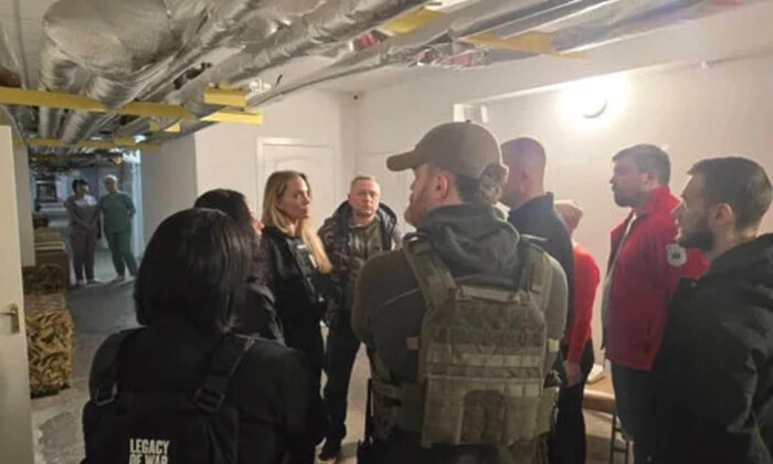 Actress visiting Kherson and Mykolaiv