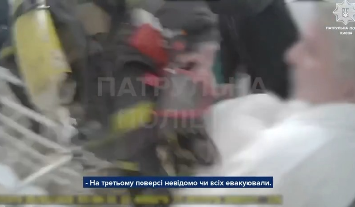 Удар по больнице в Киеве