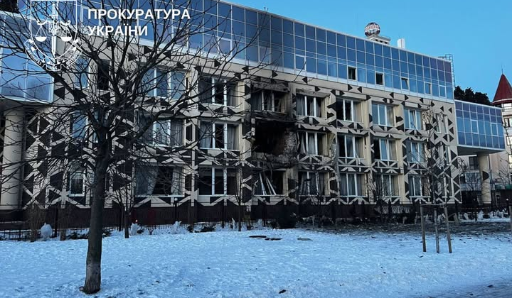 Attack on the clinic in Kyiv