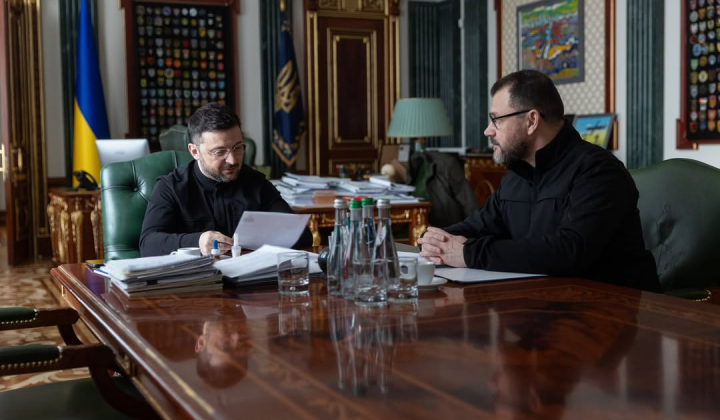 Зеленский и Клименко на заседании