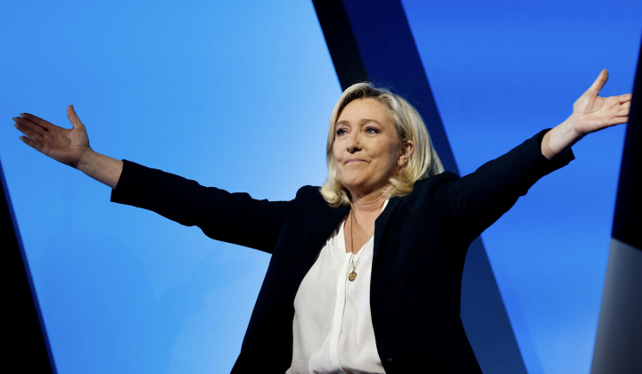 Marine Le Pen and French financial aid