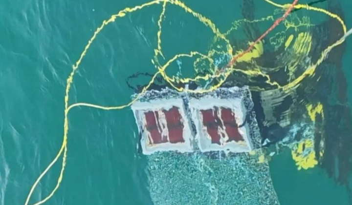 Underwater solar panels at depths