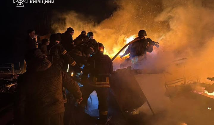 Rescuers mitigate the consequences of the strike