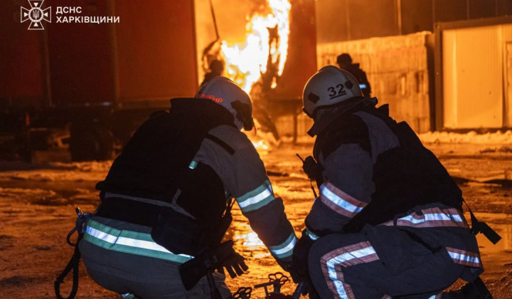 Attack on Kharkiv region, rescuers at work