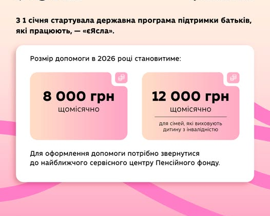 Старт программы єЯсла 8000 гривен