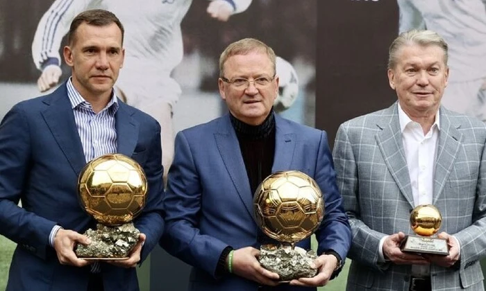 Трофеї Блохіна, Бєланова та Шевченка