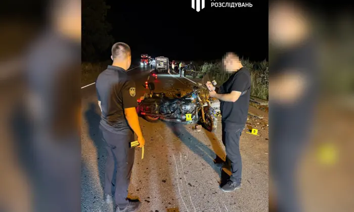 Фото места аварии на Рущишине