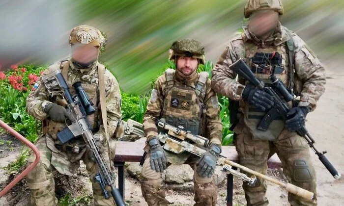 Убитий російський снайпер на війні