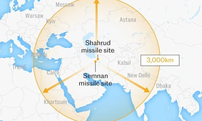 Ядерная ракета Ирана изображена на картинке