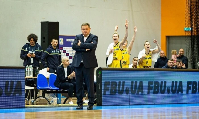 Тренерський штаб жіночої збірної України з баскетболу