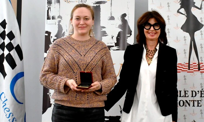 Українська шахістка з бліцу