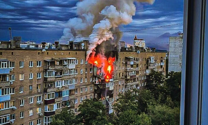 Последствия вражеского удара в Харькове