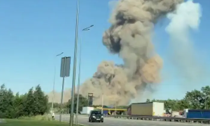 Взрыв на АЗС возле Житомира