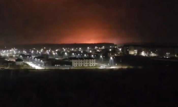 Зображення пошкодженої підстанції у Владимирській області РФ