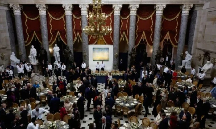 Смачні страви на інавгураційному прийомі