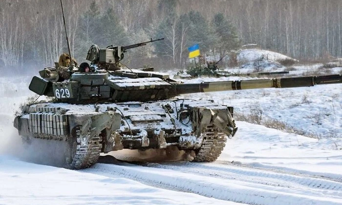 Воины ЗСУ во время наступления на Курщине