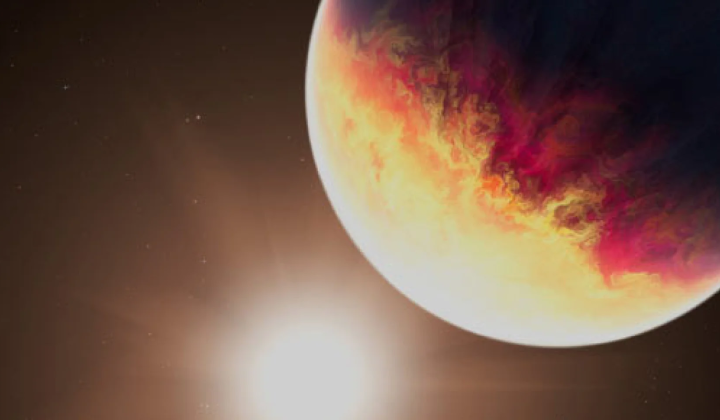 Webb telescope records extreme heating of exoplanet