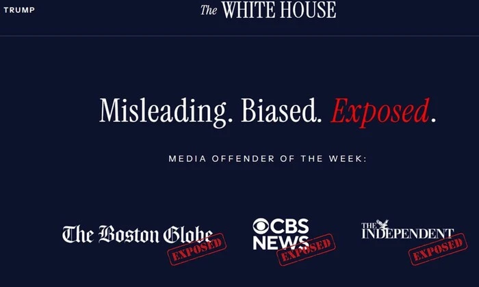 Білий дім створив чорний список ЗМІ