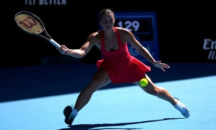 Marta Kostyuk at a tennis tournament