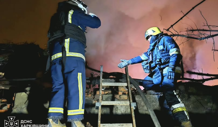 Fire on 100 sq. m in Nemyshlyansky district