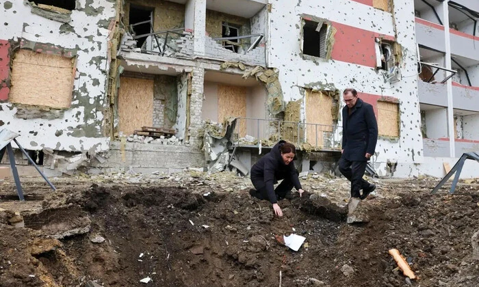 Норвежские министры под обстрелом в Харькове