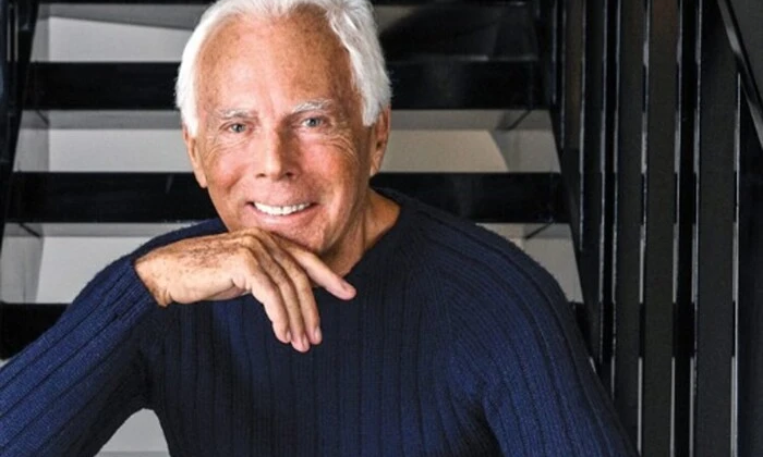 Підпис на фото для новини про відкриття заповіту Гіорджо Армані в Італії