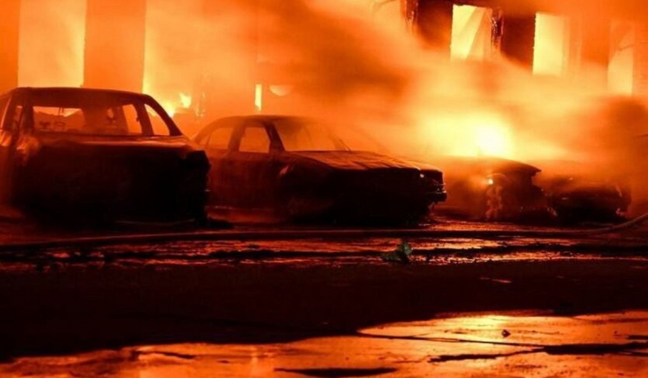 Дрони атакують промислові об'єкти в Запоріжжі