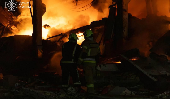 Attack on children's hospital in Kyiv